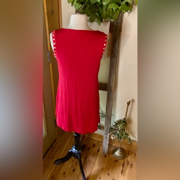 ✨Carmen Marc Valvo Studded Sleeveless Tunic✨ NWOT - Picture 3 of 8